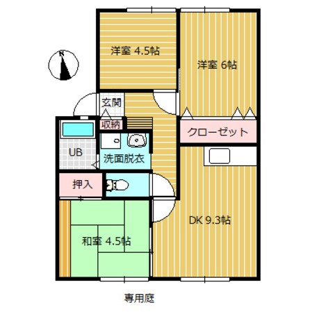 ウィンディア千石町の物件間取画像